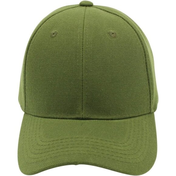 Baseball Cap Olive Men Women Hat
